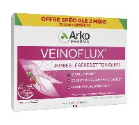 Arkopharma Complément alimentaire Veinoflux Vigne rouge Jambes légères 60 gélules
