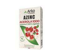 Arkopharma Zinc Végétal Acerola 1000 30 Comprimés