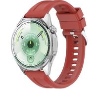 Arkovis compatible avec Huawei Watch GT6 Pro 46MM / GT 5 46MM / GT5 Pro 46MM / GT 6 46MM Bracelet Montre De Rechange en Silicone NO260405 (22mm, Red)