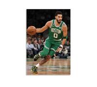 ARKR Jayson Tatum Poster de joueur de basket-ball - Art vintage - Décoration de chambre à coucher - Décoration de chambre à coucher - 50 x 75 cm - Style sans cadre