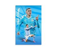 ARKR Poster de Phil Foden - Art mural décoratif pour chambre à coucher - Motif football - 30 x 45 cm - Sans cadre