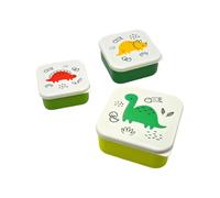 ARKRAFT Lot de 3 porte-collation enfant dessin dinosaoru pour pique-nique scolaire