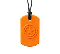 ARK's Superstar Collier à mâcher, jouet à mâcher, pour enfants et adultes, aide à la mastication sensorielle à auto-régulation, en 3 niveaux de dureté, sans BPA, silicone, chaîne de 90 cm, fabriqué