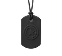 ARK's Superstar Collier à mâcher, jouet à mâcher, pour enfants et adultes, aide sensorielle à la mastication à auto-régulation, en 3 niveaux de dureté, sans BPA, silicone, chaîne de 90 cm, fabriqué