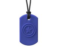 ARK's Superstar Collier à mâcher - Jouet à mâcher pour enfants et adultes - Aide sensorielle à mâcher à auto-régulation - 3 degrés de dureté - Sans BPA - Silicone - Chaîne de 90 cm - Fabriqué aux