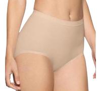 ArkXani® Culotte maxi sans couture pour femme - Taille haute - Contrôle de la lumière - Lingerie romantique pour filles, Beige/naturel., M