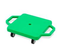 Arkyomi Enfant Planche a Roulette,Chariot de Transport à roulettes avec Trou de préhension,Plateau demenagement a Roulette socles roulants 30 * 30cm vert