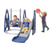 Arkyomi Toboggan d'intérieur à partir de 1 2 3 4 5 ans, toboggan pour enfant avec balançoire, intérieur et extérieur, toboggan pour chambre d'enfant, toboggan bébé step2 toboggan de jardin pour petit