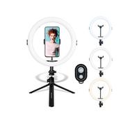 Lampe Led Selfie AgfaPhoto ARL11 Anneau Lumineux Ring Light 11" 28cm Trépied