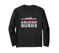 Arleigh Burke Destroyers. T-Shirt avec Un Bateau de Bain Manche Longue