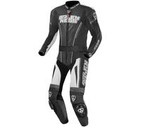 Arlen Ness Edge Costume en cuir de moto deux pièces, Noir/Gris/Blanc, Taille 48