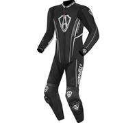 Arlen Ness Losail Costume en cuir one piece, noir-blanc, taille 58 pour homme