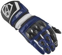 Arlen Ness Monza 2.0 Gants de moto, noir-blanc-bleu, taille S pour homme