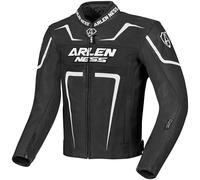 Arlen Ness Motegi Blouson moto, noir-blanc, taille 48 pour homme