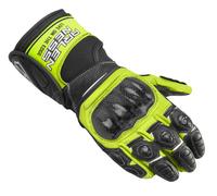 Arlen Ness Mugello Gants de moto, noir-jaune, taille M pour homme