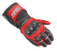 Arlen Ness Mugello Gants de moto, noir-rouge, taille M pour homme