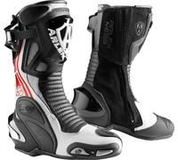 Arlen Ness Pro Shift 2 Bottes de moto, noir-blanc-rouge, taille 48 pour femmes