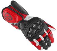 Arlen Ness RG-X Gants de moto, noir-blanc-rouge, taille S pour homme