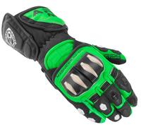 Arlen Ness Sugello Gants de moto, noir-vert, taille XS pour homme