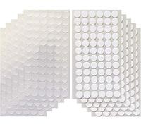 Arlent transparent 1,5 cm/216 paires de points clairs à dos collant de diamètre avec des bandes adhésives de pièces de crochet et de boucle