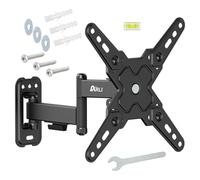 ARLI Support mural pour TV de 13 à 42 ", orientable et inclinable, support VESA extensible et rotatif, distance du mur : 66 à 274 mm, support mural universel pour téléviseur LED, LCD, OLED, incurvé