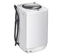 ARLIME Machine à laver portable entièrement automatique de 3 m3 avec pompe de vidange, machine à laver compacte idéale pour une baignoire unique et rotative pour camping-car
