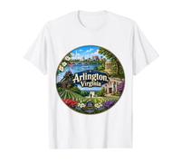 Arlington Virginia VA USA Cimetière T-Shirt Graphique avec Valeur, Homme, Blanc, S
