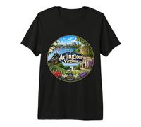Arlington Virginia VA USA Cimetière T-Shirt Haut de Gamme