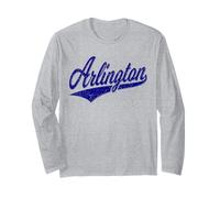 Arlington Virginia Varsity Script Classic Sport Maillot Manche Longue