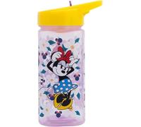 arlis Bouteille d'eau carrée réutilisable avec paille intégrée 510 ml - Gourde Minnie (Gourde Minnie)