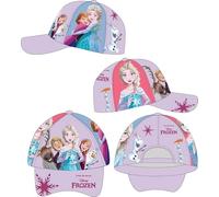 arlis Casquette de Baseball pour Filles en Licence, Casquette de Baseball Réglable pour Fille - Casquette Enfant Chapeau Visière Confortable (FR/ES, Âge, Taille Unique, Casquette Frozen-i)