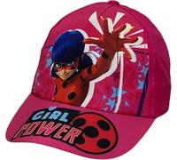 arlis Casquette de Baseball pour Filles en Licence, Casquette de Baseball Réglable pour Fille - Casquette Enfant Chapeau Visière Confortable (FR/ES, Âge, Taille Unique, Casquette Ladybug)