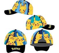 Casquette de Baseball pour Garçon en Licence, Casquette de Baseball Réglable pour Garçon - Casquette Enfant Chapeau Visière Confortable (FR/ES, Âge, Taille Unique, Casquette Pokemon - B)