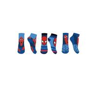 arlis Chaussettes basses Spiderman Marvel - Lot De 3 Paires Socquettes Spiderman Marvel (FR/ES, Numérique, 35, 36, Taille normale, Lot De 3 Paires Socquettes Spiderman Marvel)