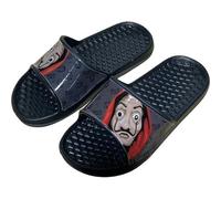 arlis Claquettes de bain Bella Ciao (Noir, Système Taille Chaussures EU, Adolescent, Numérique (intervalle), Moyen, 32, 33)