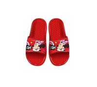arlis Claquettes de bain Minnie (Rouge, Système Taille Chaussures EU, Enfant de 2 à 5 ans, Numérique (intervalle), Moyen, 30, 31)