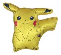 arlis Coussin Forme Personnage (Coussin Forme PK) - Jaune - Polyester - 31 cm x 33 cm - Peluche - Officiel - Lavable - Décoration et détente