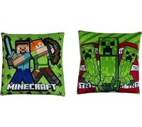 arlis Coussin Minecraft 38 cm Impression Recto Verso (Coussin Minecraft)