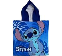 arlis Disney Lilo and Stitch Poncho de Bain avec Capuche - 100% Polyester - 50 x 100 cm - Taille Unique - Licence Officielle