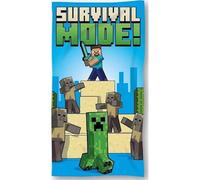 arlis Drap De Plage Minecraft Ou Serviette De Bain Minecraft 70 X 140 Cm en Coton (Drap de Plage C)