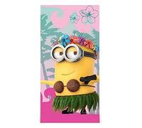 arlis Drap de Plage Minions ou Serviette de Bain Minions 70 X 140 Cm en Coton (Serviette Minions - 2)