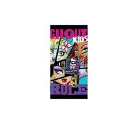 arlis Drap de Plage Monster High - Serviette de Monster High 140 X 70 Cm en Coton (Serviette de Bain Monster High) (140_x_70_cm, Monster High - D)