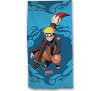 arlis Drap de Plage Naruto ou Serviette de Plage Naruto 70 X 140 Cm (Serviette Naruto)