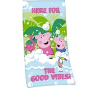 arlis Drap de Plage ou Drap de Bain Peppa Pig 70 X 140 cm - en Microfibre (Drap de Plage Peppa Pig)
