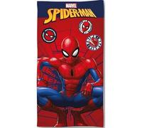 arlis Drap de Plage Spiderman ou Serviette de Bain Spiderman 70 X 140 Cm en Coton (Drap de Plage Spiderman)