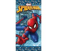 arlis Drap de Plage Spiderman ou Serviette de Bain Spiderman 70 X 140 Cm en Coton (Serviette de Bain Spiderman)
