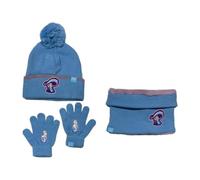 arlis Ensemble Bonnet Gants cache cou Disney (snood ou tour de cou double a l'interieur) (Set gants bonnet avec tour de cou Frozen)