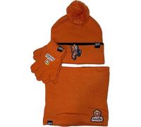 arlis Ensemble Bonnet Gants cache cou Naruto (snood ou tour de cou double a l'interieur) (Ensemble bonnet + gants + snood Naruto)