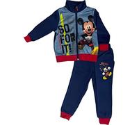 arlis Ensemble jogging Mickey Sweet zippé de couleurs contrastées, image de héros devant. Finitions élastiquées. Deux poches. Intérieur polaire (as4, age, 3_years, regular, Jogging Mickey Marine)