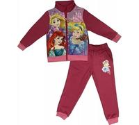Arlis Ensemble jogging Princesse Disney Sweet zippé de couleurs contrastées, image de héros devant. Finitions élastiquées (as4, age, 5_years, regular, Jogging Princesse - A)
